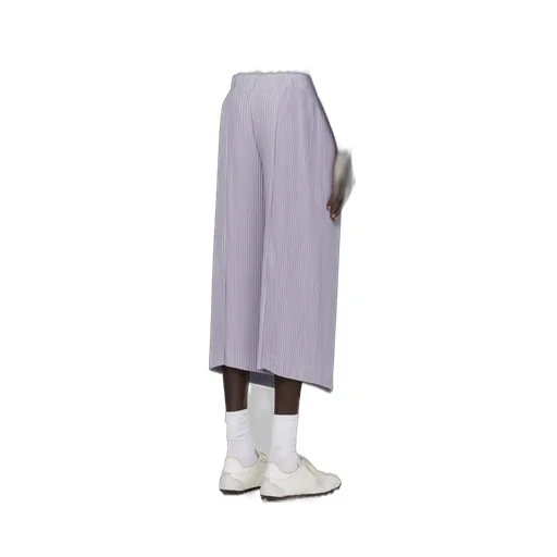 Pleated Knit Trousers