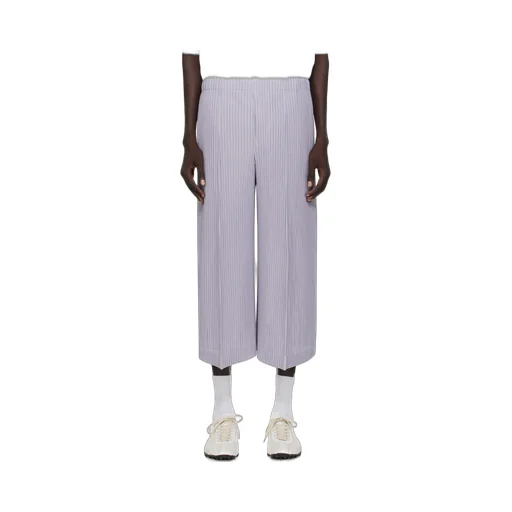 Pleated Knit Trousers