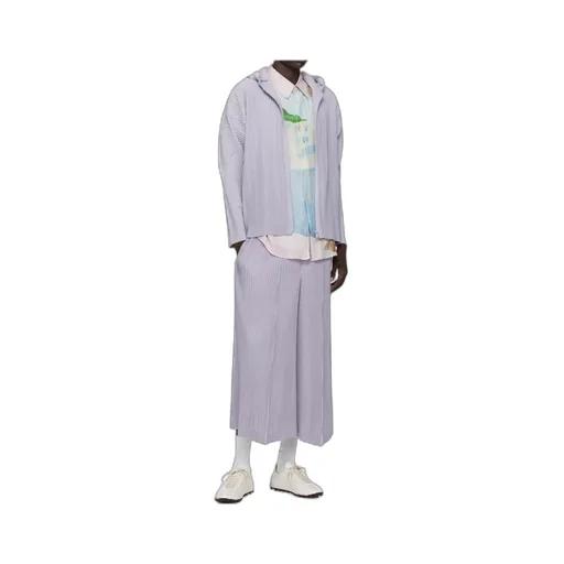 Pleated Knit Trousers