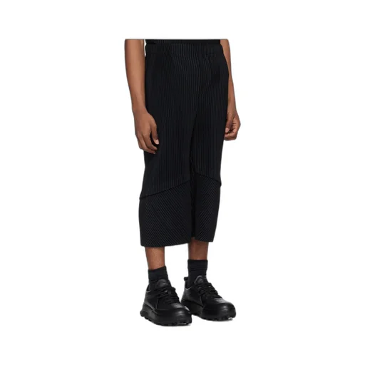 Horn Shaped Pleated Casual Pants
