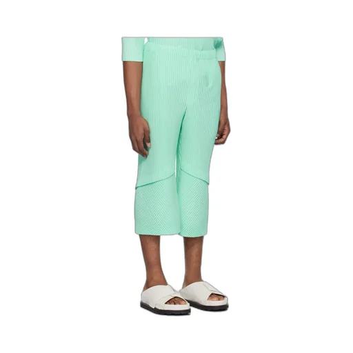 Horn Shaped Pleated Casual Pants