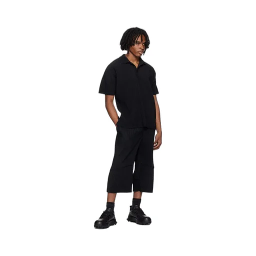 Horn Shaped Pleated Casual Pants