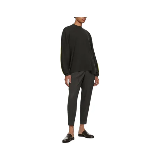Framework Knit Striped Wool Jumper