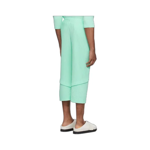 Horn Shaped Pleated Casual Pants