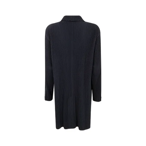 Plissé-Effect Coat