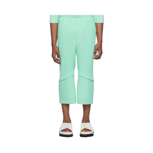 Horn Shaped Pleated Casual Pants
