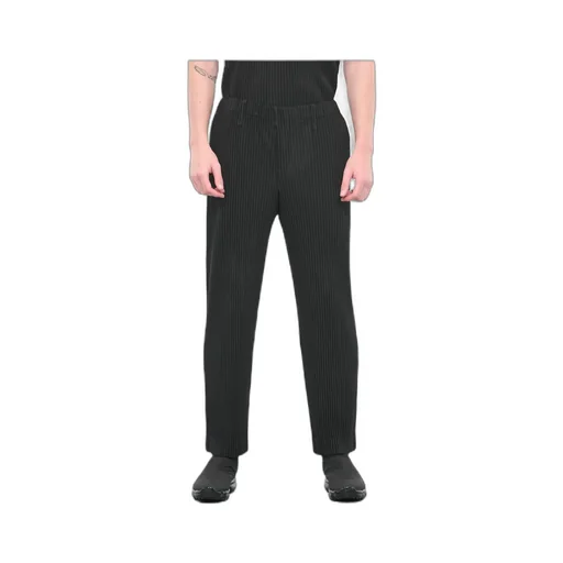 Basic Mid-Rise Tapered Trousers