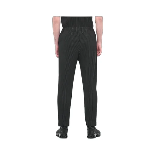 Basic Mid-Rise Tapered Trousers
