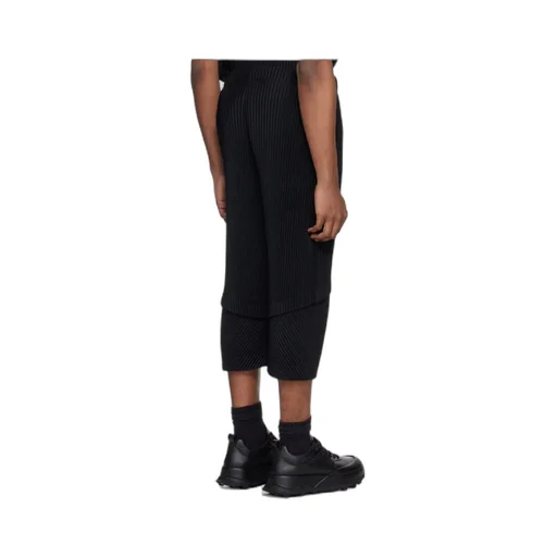 Horn Shaped Pleated Casual Pants