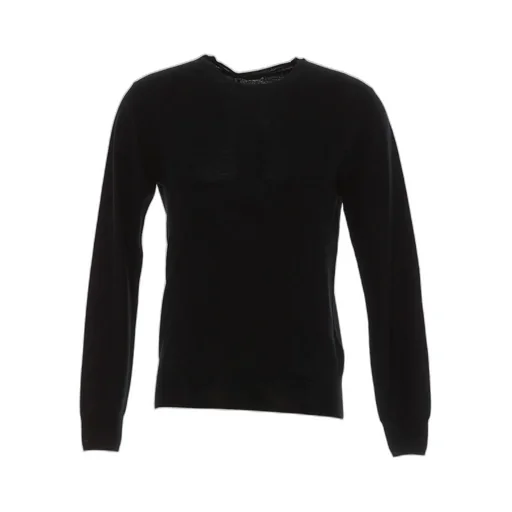 Long-Sleeved Crewneck Knitted Jumper