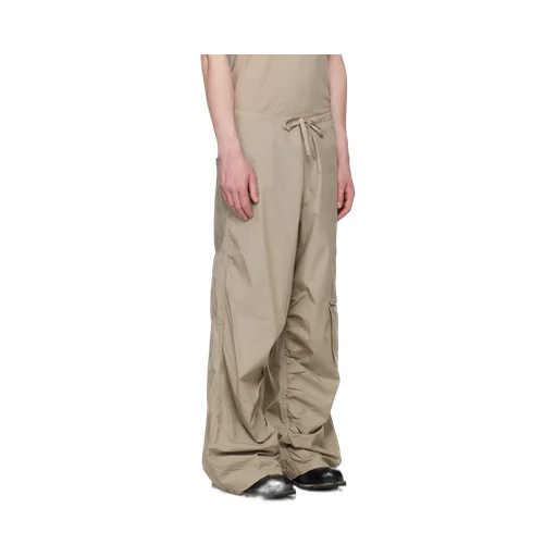 Loose Drawstring Collapse Overalls