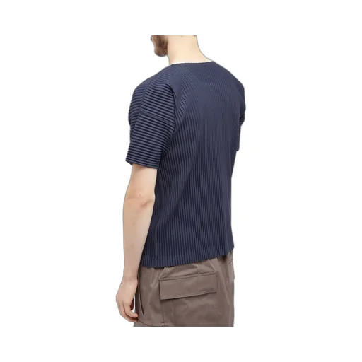 Mc May Drop Shoulder Pleated T-Shirt