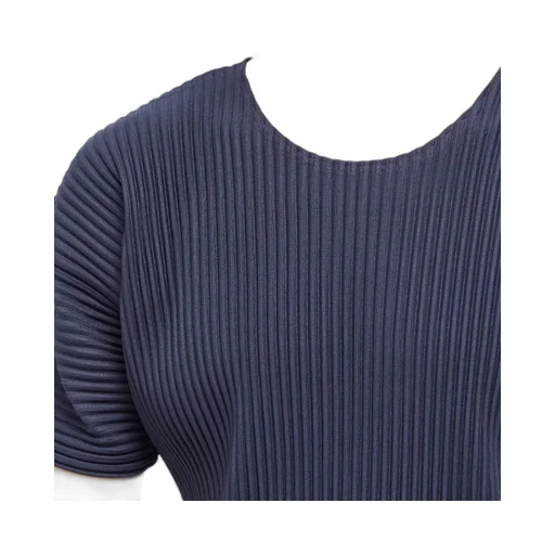 Mc May Drop Shoulder Pleated T-Shirt