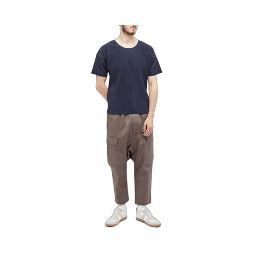 Mc May Drop Shoulder Pleated T-Shirt