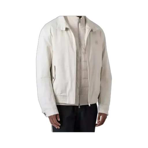 High-Neck Zipped Jacket