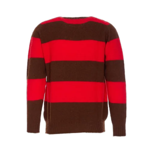 Shaggy Bear Striped Sweater