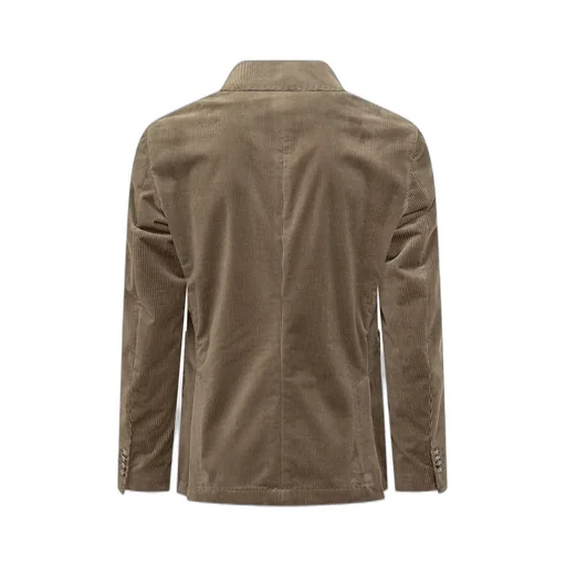 Double-Breasted Corduroy Jacket