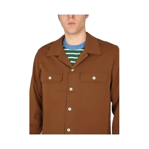 Long-Sleeved Lapel Shirt