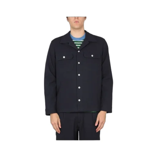 Long-Sleeved Button-Up Shirt