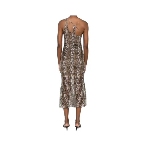 Ruched One-Shoulder Dress