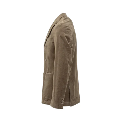 Double-Breasted Corduroy Jacket