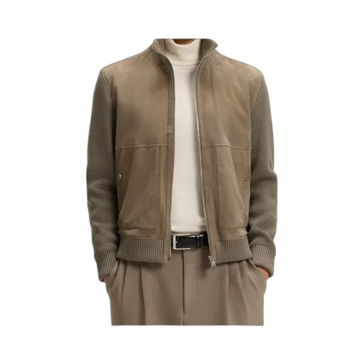 Zip-Up Bomber Jacket