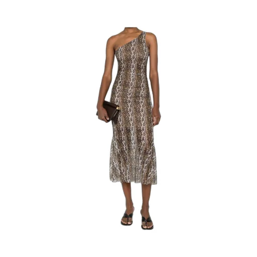Ruched One-Shoulder Dress