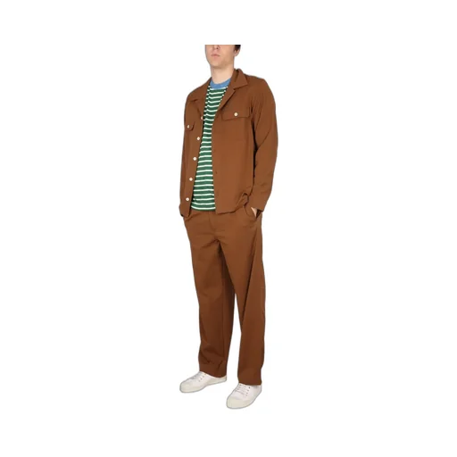 Long-Sleeved Lapel Shirt