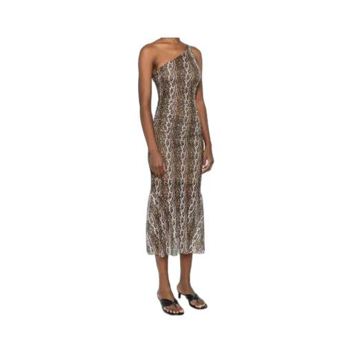 Ruched One-Shoulder Dress