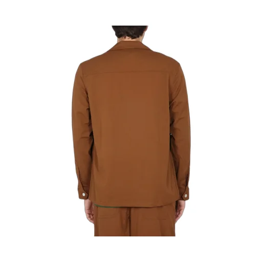 Long-Sleeved Lapel Shirt