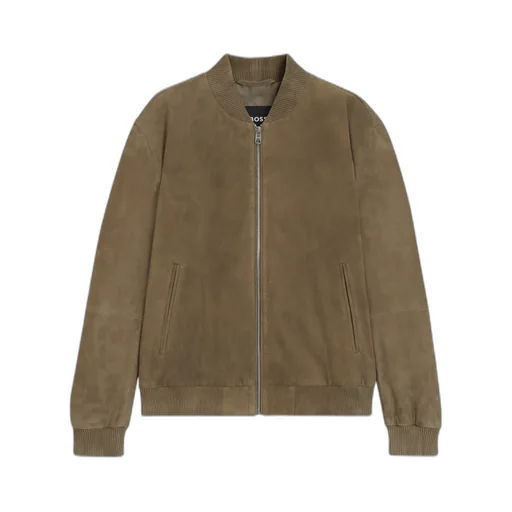 H Muller Zipped Bomber Jacket