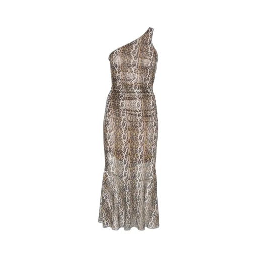 Ruched One-Shoulder Dress