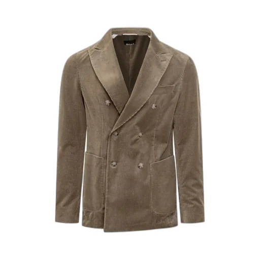 Double-Breasted Corduroy Jacket