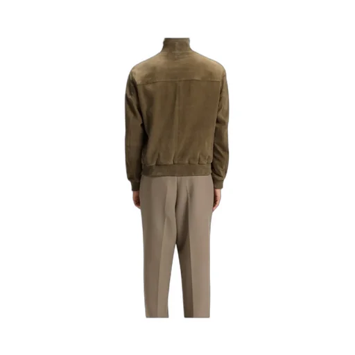 H Muller Zipped Bomber Jacket