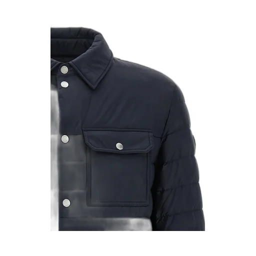 Quilted Shirt-Collar Padded Jacket