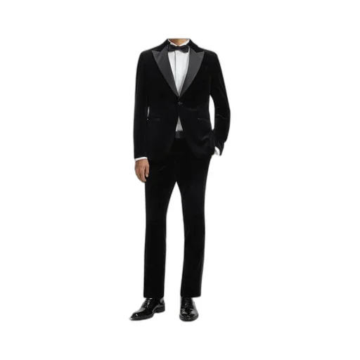 Shawl-Lapel Cotton Jacket