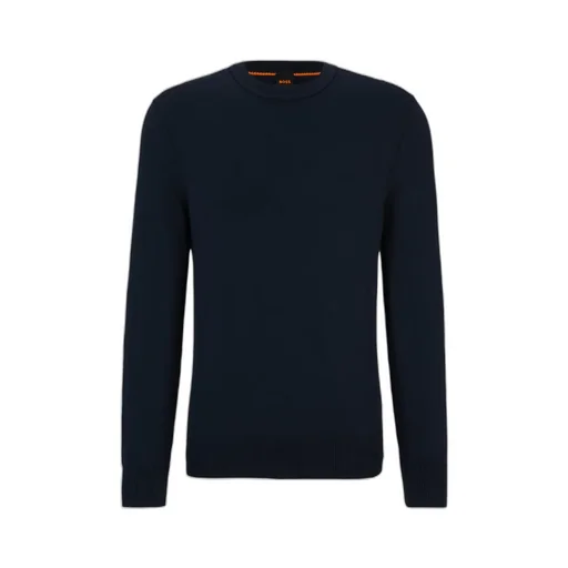 Logo-Embroidered Ribbed Jumper