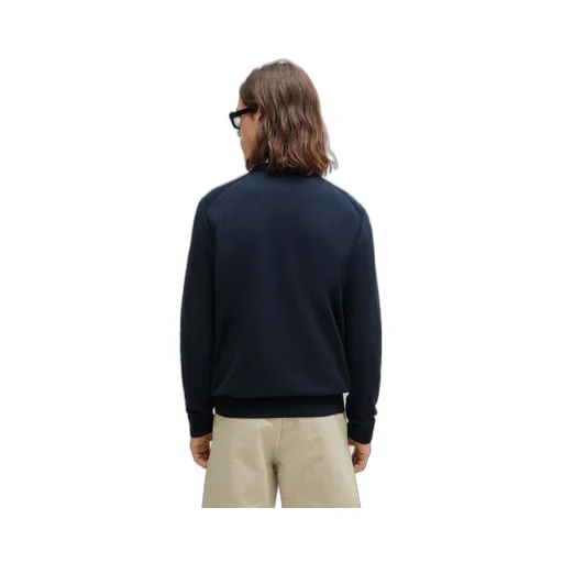 Logo-Embroidered Ribbed Jumper