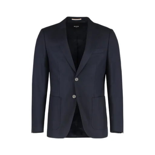 Single-Breasted Notched-Lapel Jacket