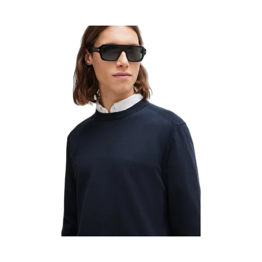 Logo-Embroidered Ribbed Jumper