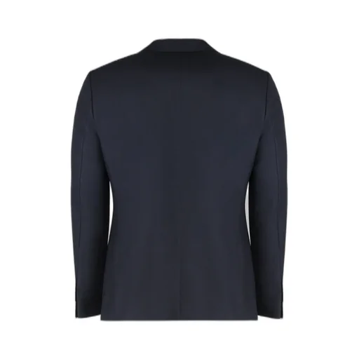 Single-Breasted Notched-Lapel Jacket