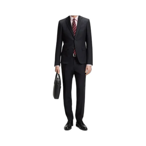 Pinstripe Wool Suit