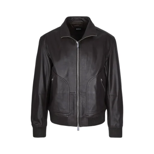 Zip-Up High Neck Jacket