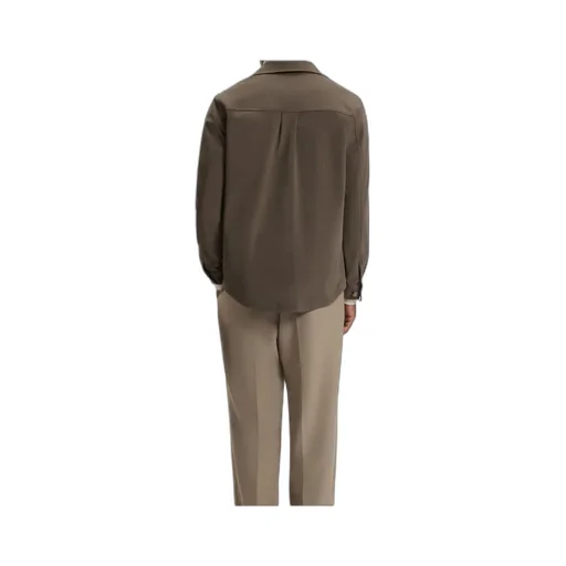 Long-Sleeved Shirt-Style Jacket