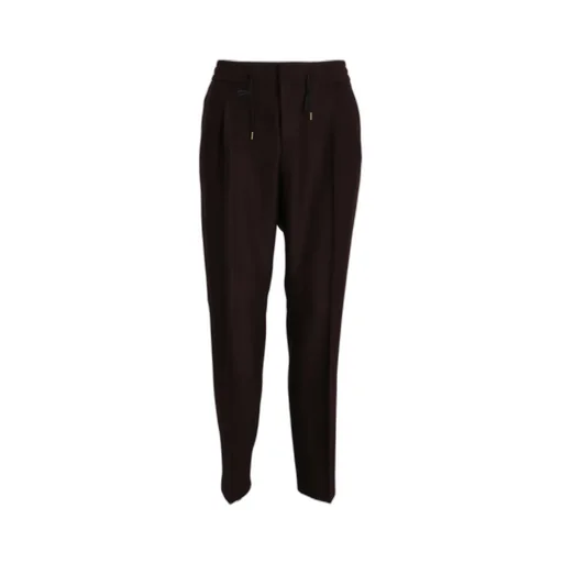 Pleated Drawstring Trousers