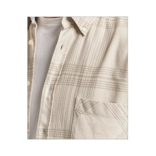 Checked Chest-Pocket Shirt