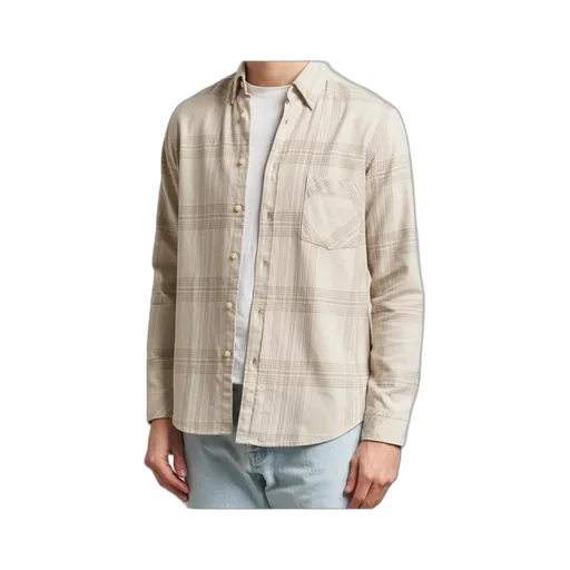 Checked Chest-Pocket Shirt