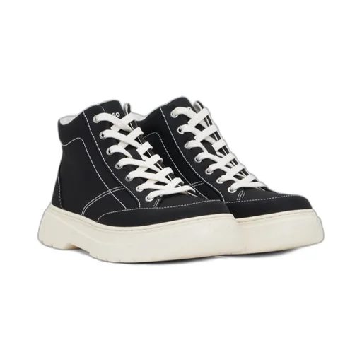 Lace-Up High-Top Sneakers