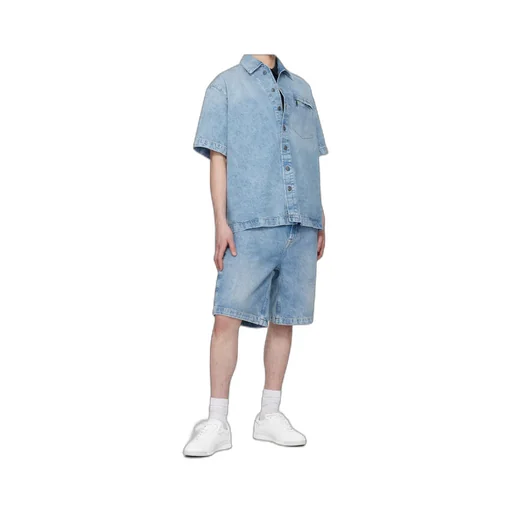 Welt-Pocket Denim Shorts