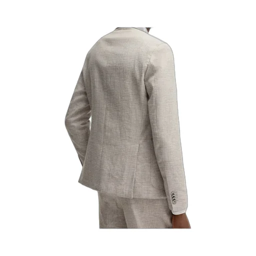 Micro-Patterned Slim Fit Blazer
